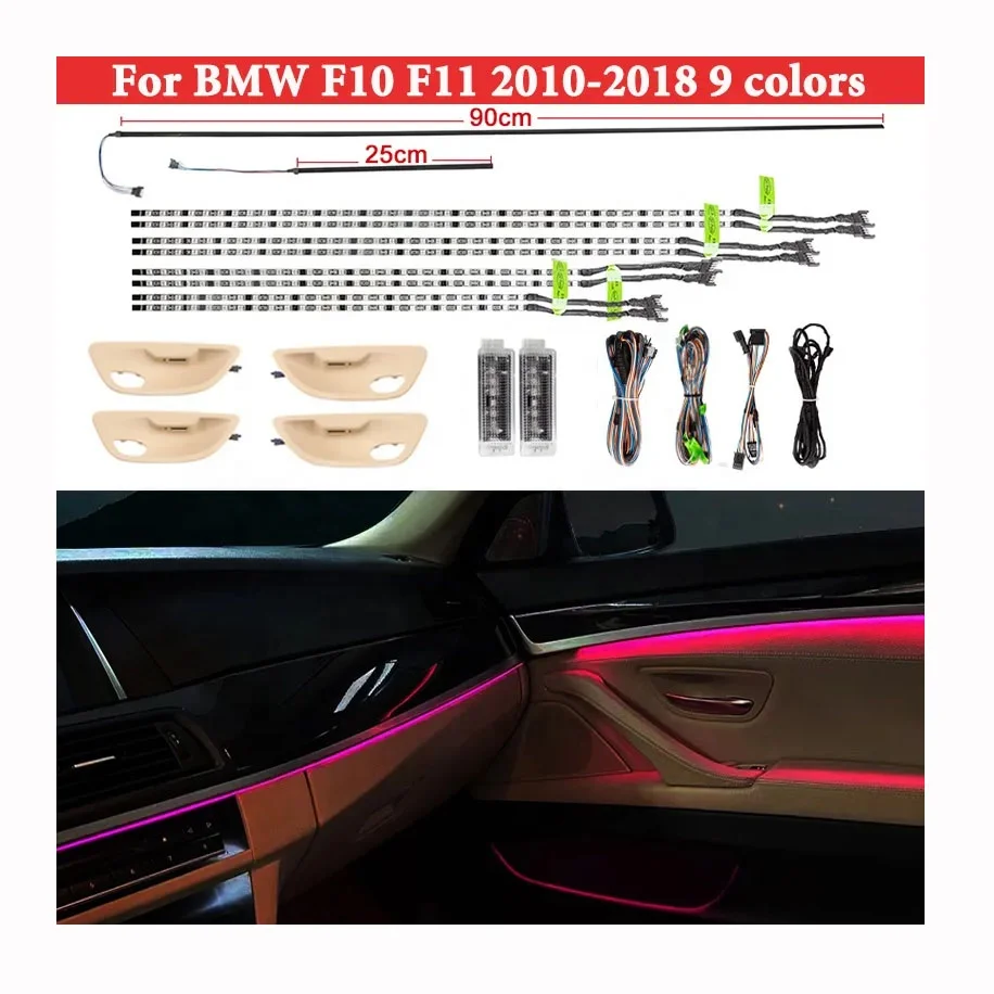LHD RHD Full Set Dashboard Led Original Ambient Light Kit Car Interior For F11 F10 Ambient Lighting
LHD RHD Full Set Dashboard Led Original Ambient Light Kit Car Interior For F11 F10 Ambient Lighting