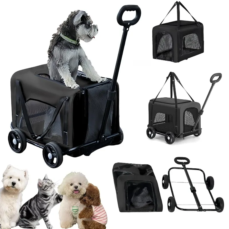 Pet Stroller for Small Dogs,Foldable Dog Stroller,Pet Carrier for Small Pets Dogs and Cats,Breathable Visible Mesh
Pet Stroller for Small Dogs,Foldable Dog Stroller,Pet Carrier for Small Pets Dogs and Cats,Breathable Visible Mesh