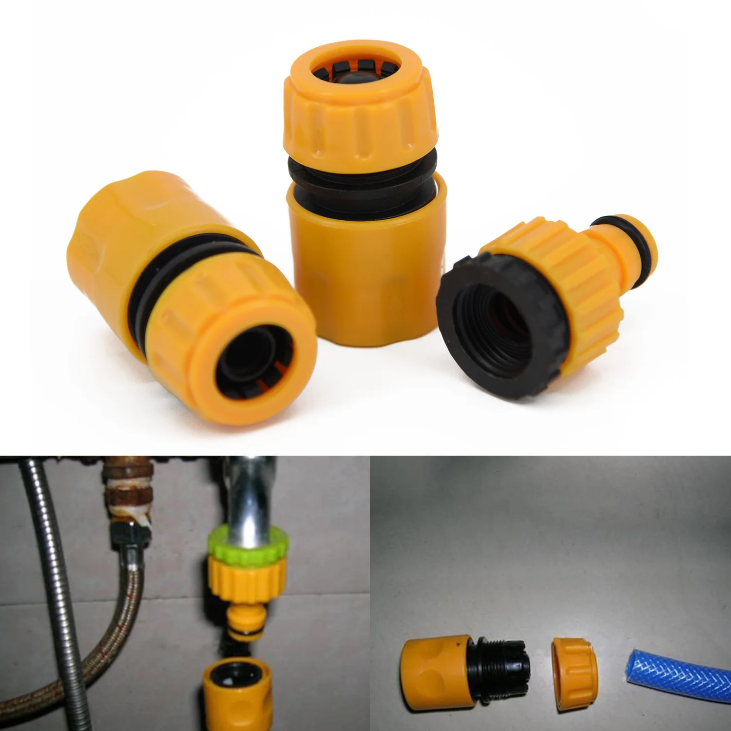 3pcs Garden Quick Hose Connector 1/2 Hose ABS Adapter Extender Set For Hose Pipe Tube Gardening Tools Accessories
3pcs Garden Quick Hose Connector 1/2 Hose ABS Adapter Extender Set For Hose Pipe Tube Gardening Tools Accessories