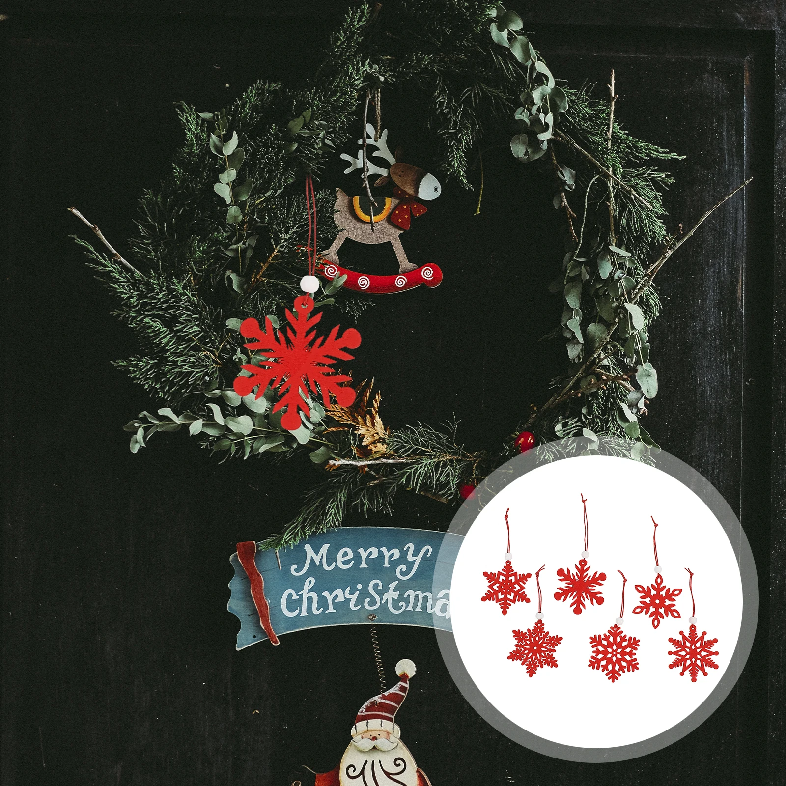 6 Pcs Red Christmas Snowflake Pendant Wood Decor for Tree Wall Xmas Party Scene Layout nament Holiday Gift Home Decor
6 Pcs Red Christmas Snowflake Pendant Wood Decor for Tree Wall Xmas Party Scene Layout nament Holiday Gift Home Decor