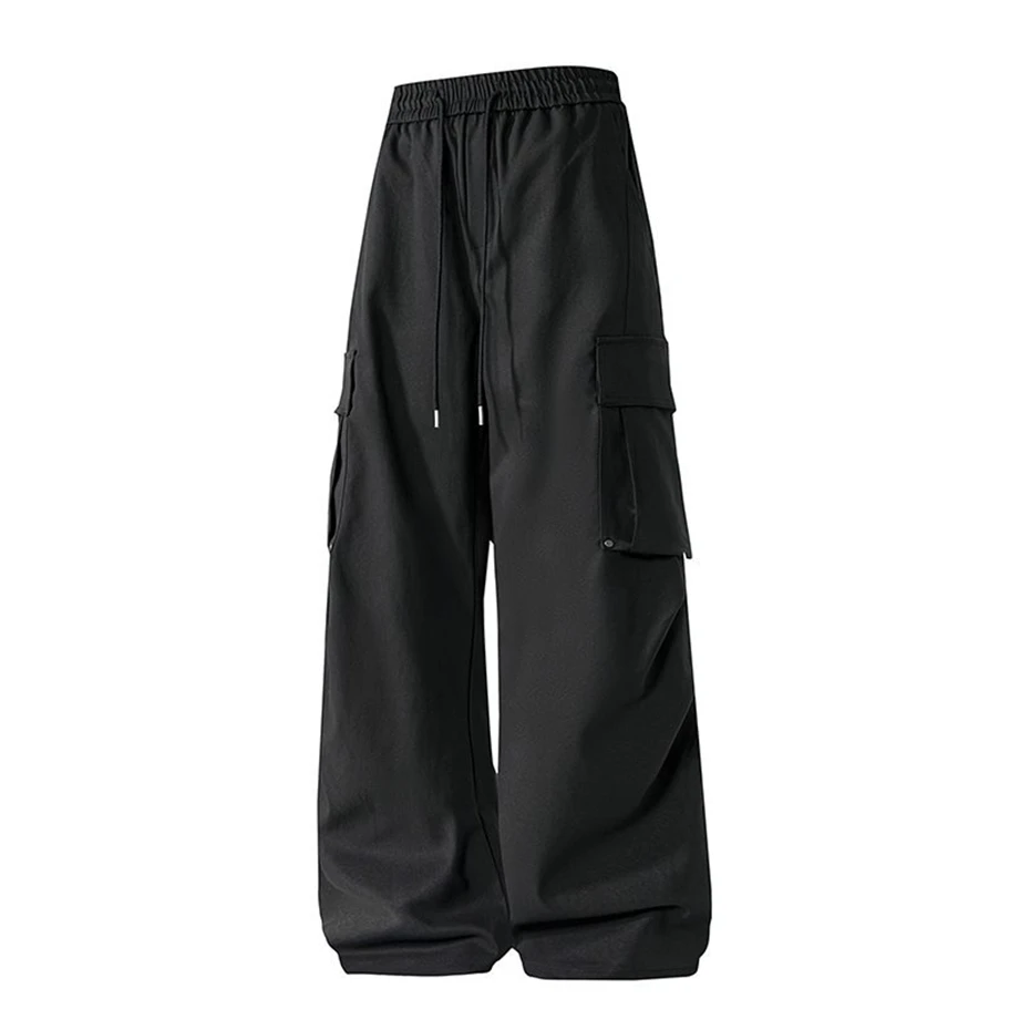 Cargo Pants Men Fashion Casual Solid Color Camp Pants Male Stretch Waist Straight Pants
Cargo Pants Men Fashion Casual Solid Color Camp Pants Male Stretch Waist Straight Pants