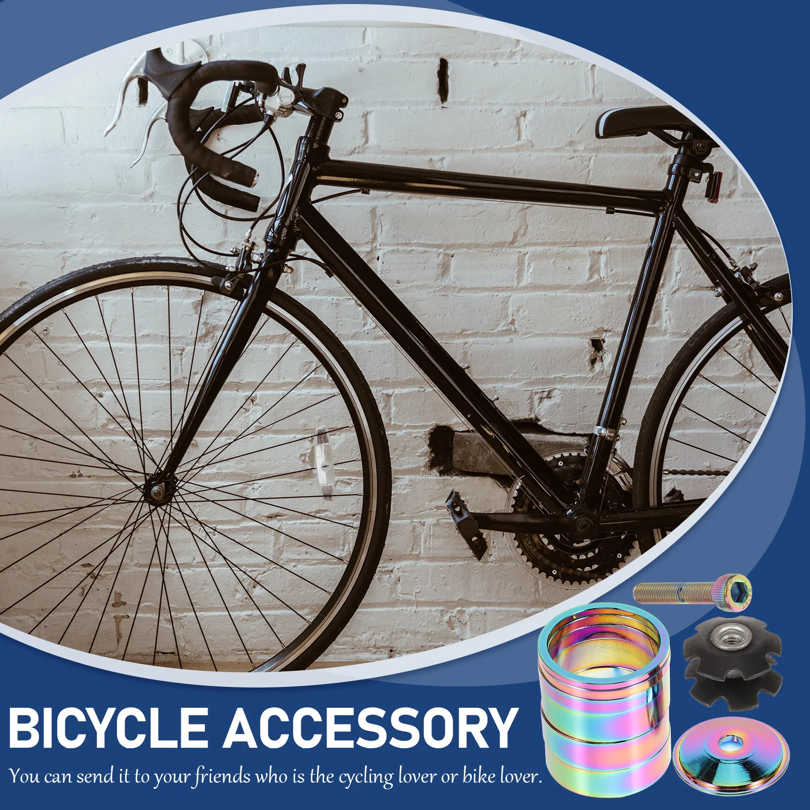 9Pcs Versatile Aluminum Alloy Headset Gasket Set For Mountain Bike Forks Cycling Accessories
9Pcs Versatile Aluminum Alloy Headset Gasket Set For Mountain Bike Forks Cycling Accessories