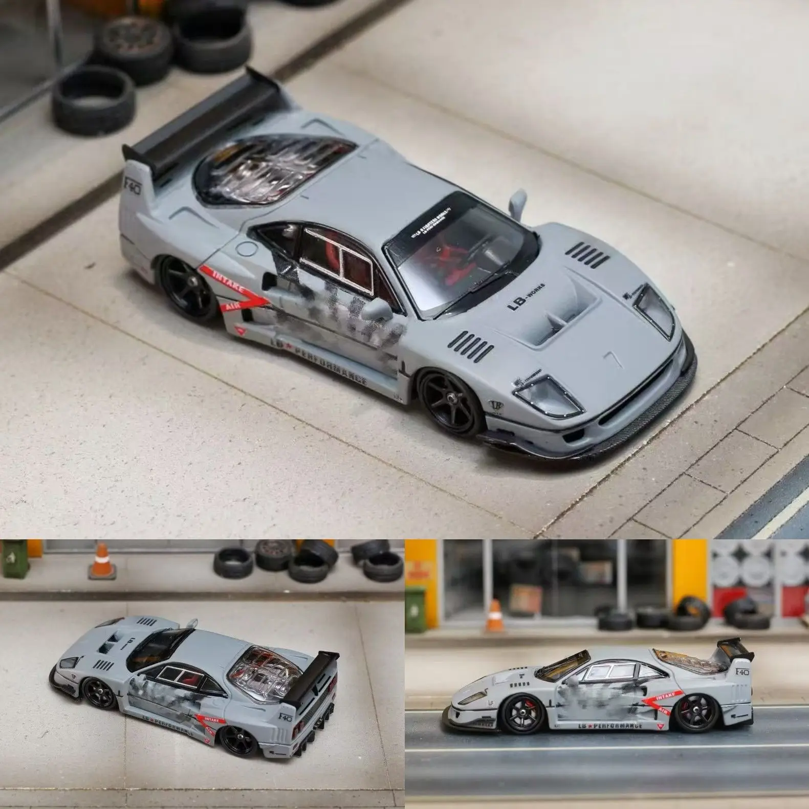 GHOST PLAYER X SW 1:64 Prancing Horse F40 Wide Body Modification Alloy Die Cast Car Model Collection
GHOST PLAYER X SW 1:64 Prancing Horse F40 Wide Body Modification Alloy Die Cast Car Model Collection