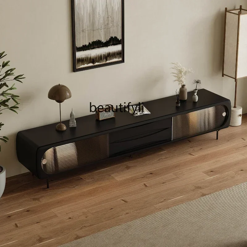 French Retro Black TV Cabinet and Tea Table Combination Living Room Storage Floor Cabinet Solid Wood High-Grade
French Retro Black TV Cabinet and Tea Table Combination Living Room Storage Floor Cabinet Solid Wood High-Grade