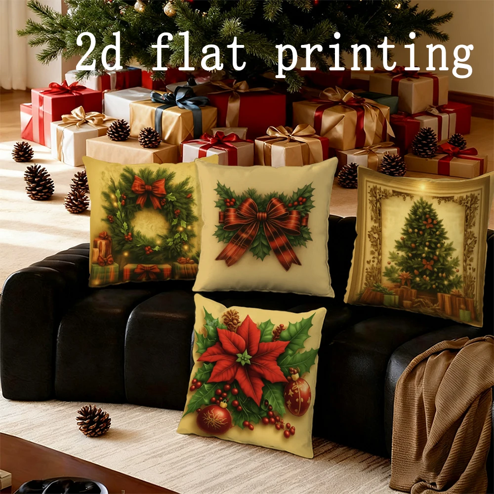 Домашний декор, рождественские наволочки с принтом, подходящие для дивана, спальни, автомобиля, наволочка, прямоугольная подушка для спины
Домашний декор, рождественские наволочки с принтом, подходящие для дивана, спальни, автомобиля, наволочка, прямоугольная подушка для спины