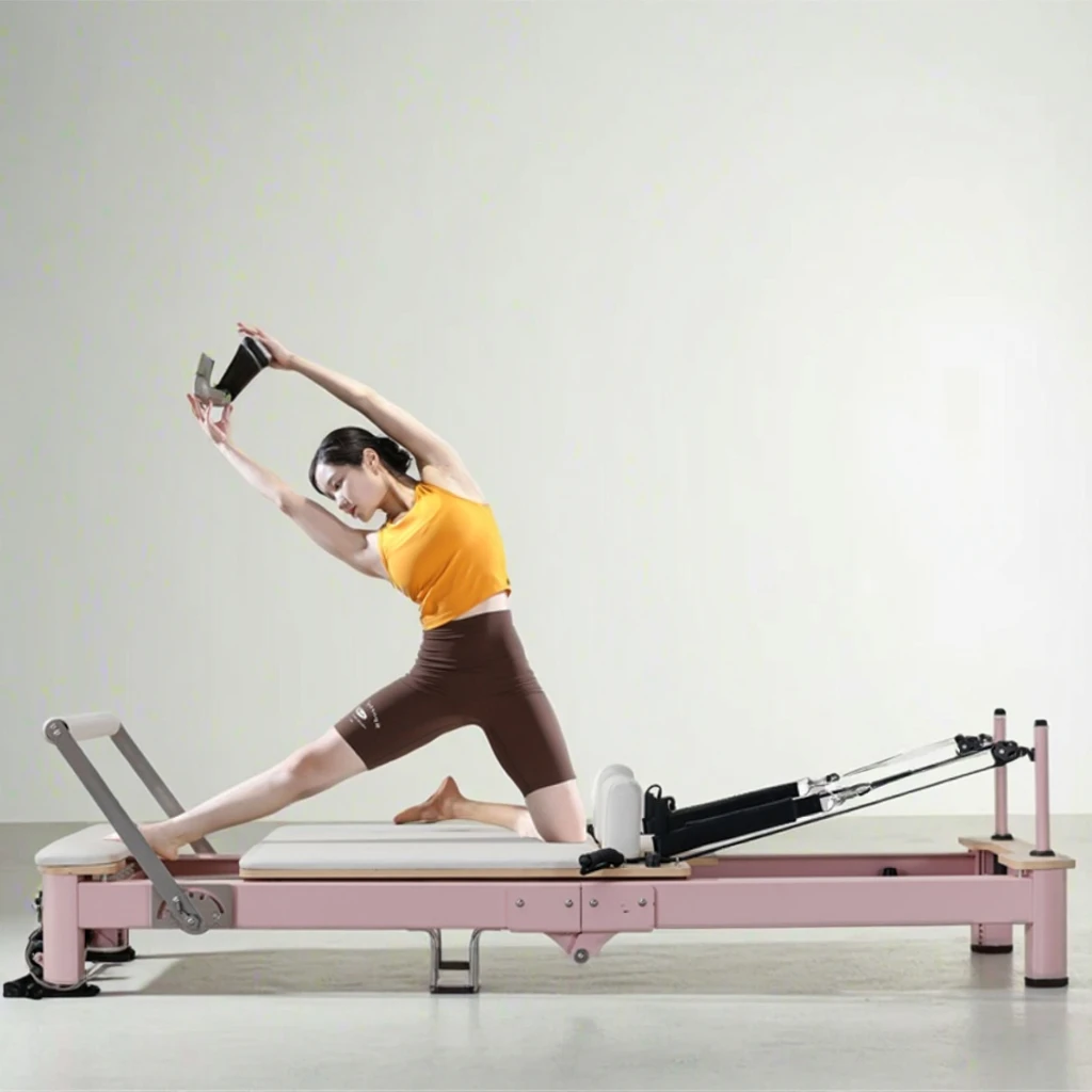 Factory Price Pilates Reformer Foldable Aluminum Alloy Bed Personalized Customization Adjustable Portable and Durable Machine
Factory Price Pilates Reformer Foldable Aluminum Alloy Bed Personalized Customization Adjustable Portable and Durable Machine