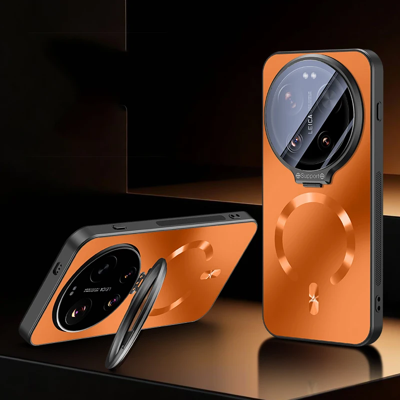 Shockproof Wireless Charging Magnetic Lens Kickstand Case for Xiaomi 17 Ultra Mi 17 Ultra, Slim Built-in Camera Protection Cover
Shockproof Wireless Charging Magnetic Lens Kickstand Case for Xiaomi 17 Ultra Mi 17 Ultra, Slim Built-in Camera Protection Cover