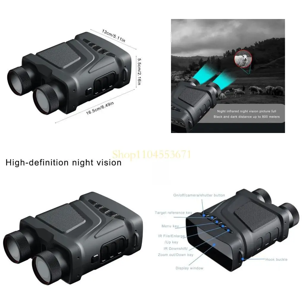 Best Seller 1080p Monocular Night Visionary Device 10X Digital Zoom 800m Full Dark Viewing Distance for Night Photography
Best Seller 1080p Monocular Night Visionary Device 10X Digital Zoom 800m Full Dark Viewing Distance for Night Photography