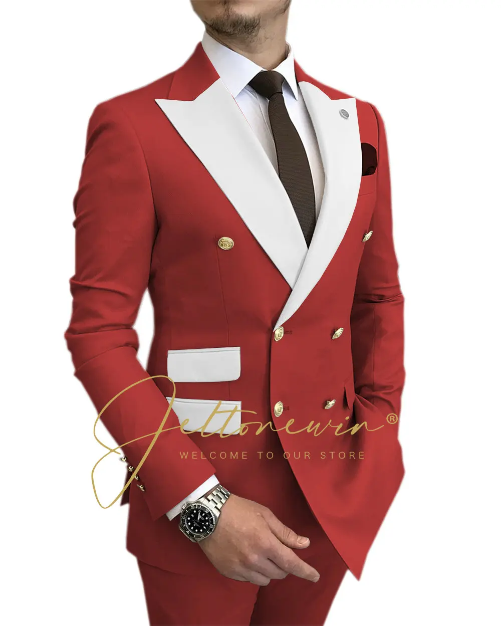 Men's British Style Slim Fit Blazer Two Piece Set Jacket Pants High End Handsome Men's Gentleman Suit 2022 Trousers Terno
Men's British Style Slim Fit Blazer Two Piece Set Jacket Pants High End Handsome Men's Gentleman Suit 2022 Trousers Terno
