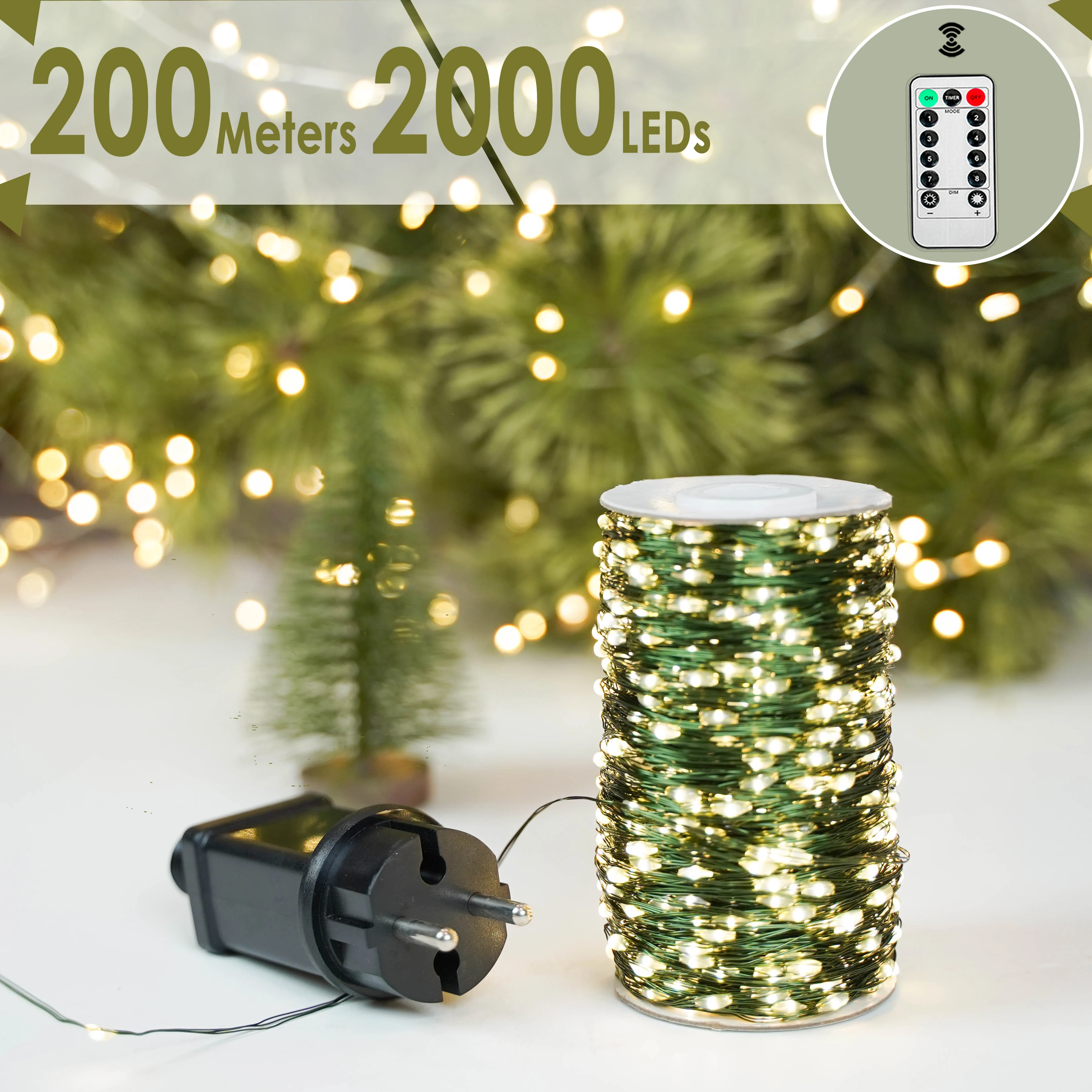 20/50M Christmas Fairy Lights Mini led Green wire 8 Modes Waterproof Firefly Lamp Remote Decoration For Halloween Wedding party
20/50M Christmas Fairy Lights Mini led Green wire 8 Modes Waterproof Firefly Lamp Remote Decoration For Halloween Wedding party