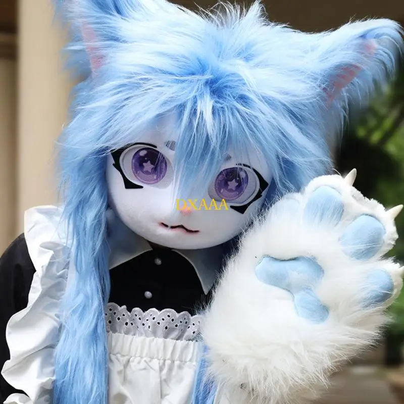 DXAA Furry Animal Head Cats Fursuit Cut Mask Plush Cats Mask Lovely Cats Headgear for Halloween Masquerades Cosplay Props
DXAA Furry Animal Head Cats Fursuit Cut Mask Plush Cats Mask Lovely Cats Headgear for Halloween Masquerades Cosplay Props