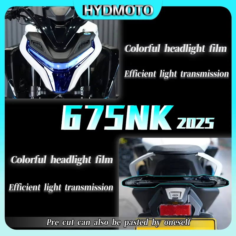 For CFMOTO 675NK 675 NK NK675 675nk 2025 Dark Black headlights taillights anti Instrument film scratch film modification accesso
For CFMOTO 675NK 675 NK NK675 675nk 2025 Dark Black headlights taillights anti Instrument film scratch film modification accesso