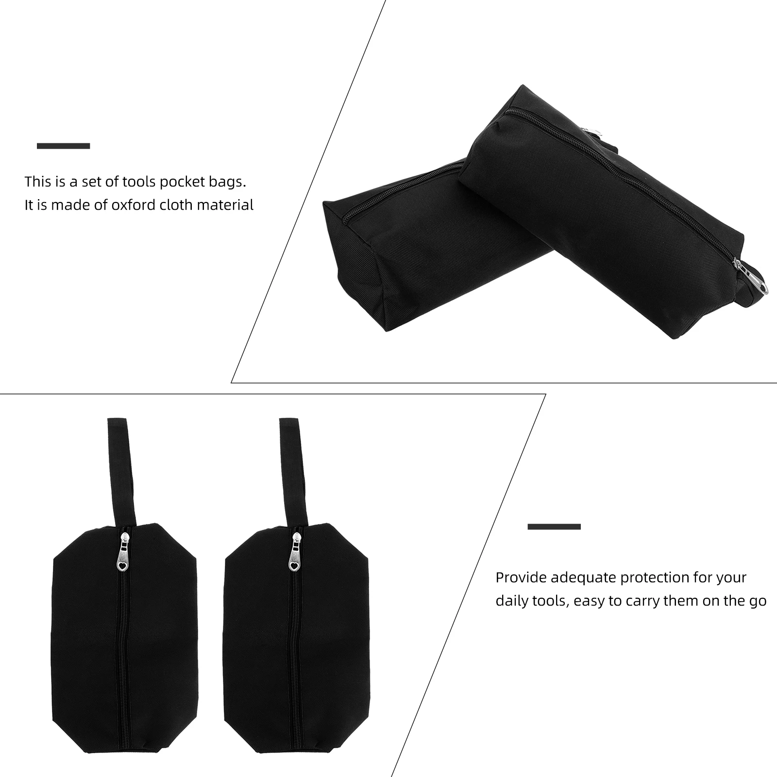 2pcs Hardware Tool Storage Bags Oxford Cloth Pouches Lightweight Durable MultiFunction Tools Bag Zipper Design Tools Pouches
2pcs Hardware Tool Storage Bags Oxford Cloth Pouches Lightweight Durable MultiFunction Tools Bag Zipper Design Tools Pouches