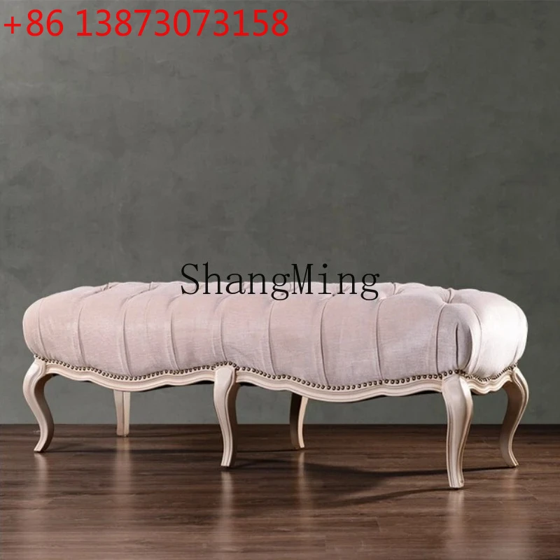 FG wood fabric ottoman hotel clubhouse rest stool home vintage bed stool
FG wood fabric ottoman hotel clubhouse rest stool home vintage bed stool