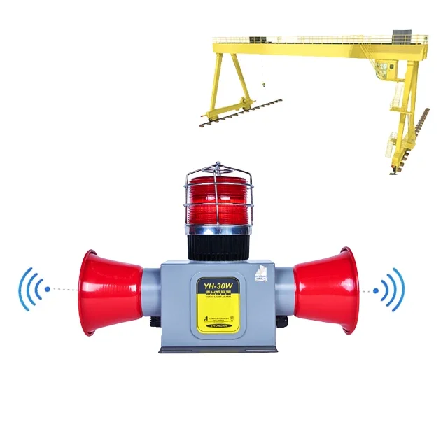 Electric alarm Hoisting machinery door hanging Bridge cranes ports docks with 120dB dual facing Horn
Electric alarm Hoisting machinery door hanging Bridge cranes ports docks with 120dB dual facing Horn