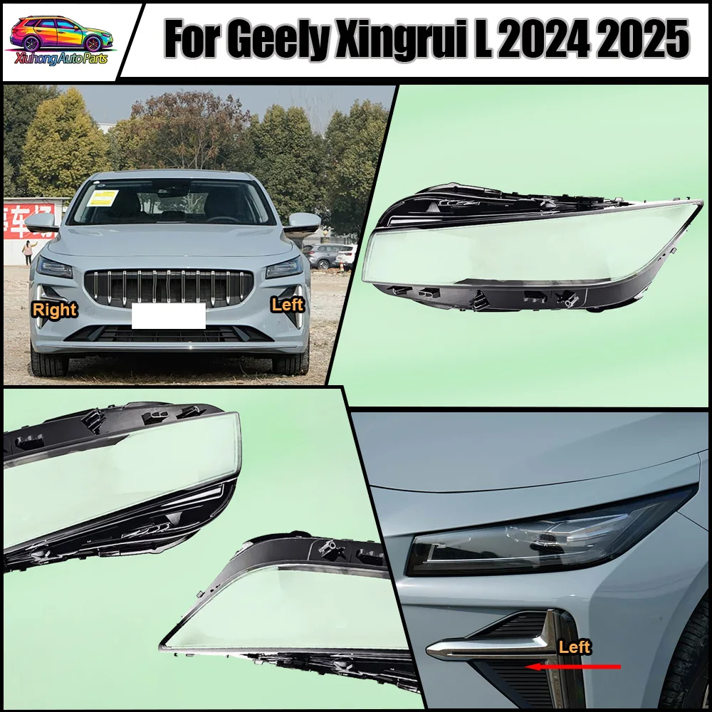 For Geely 2024-2025 Xingrui L Headlight Cover Lens Plexiglass Replace Original Lampshade Headlamp Lamp Shell Transparent Mask
For Geely 2024-2025 Xingrui L Headlight Cover Lens Plexiglass Replace Original Lampshade Headlamp Lamp Shell Transparent Mask