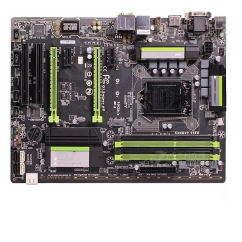 For Gigabyte G1.SNIPER B6 Motherboard 32GB LGA 1150 DDR3 ATX Mainboard 100%Tested OK Fully Work Free Shipping
For Gigabyte G1.SNIPER B6 Motherboard 32GB LGA 1150 DDR3 ATX Mainboard 100%Tested OK Fully Work Free Shipping