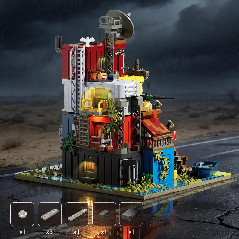 Creative City Architecture Building Block Doomsday Survival Base DIY Batisbricks Construction Brick Toys For Gifts
Creative City Architecture Building Block Doomsday Survival Base DIY Batisbricks Construction Brick Toys For Gifts