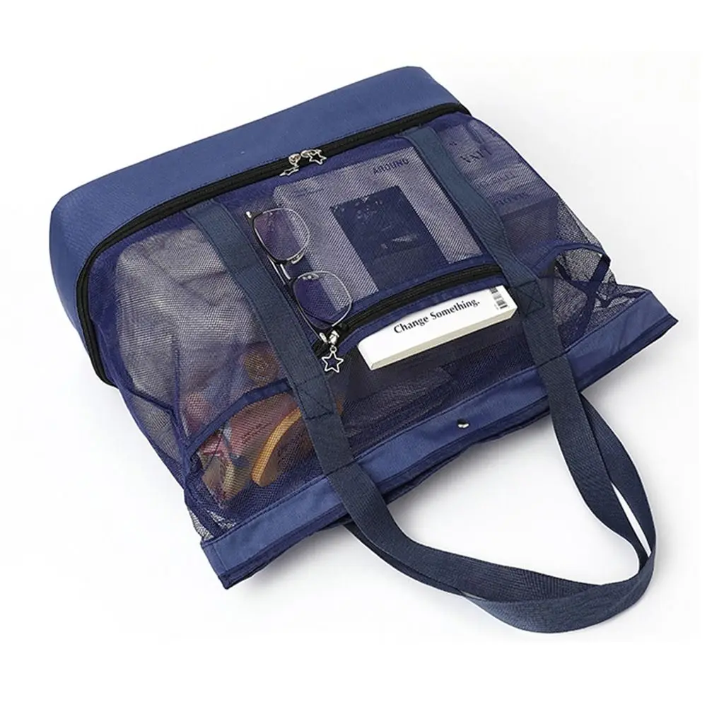 Heat Preservation Picnic Beach Bag Double-layer Storage Foldable Mesh Transparent Bag Transparent Mesh Lightweight
Heat Preservation Picnic Beach Bag Double-layer Storage Foldable Mesh Transparent Bag Transparent Mesh Lightweight
