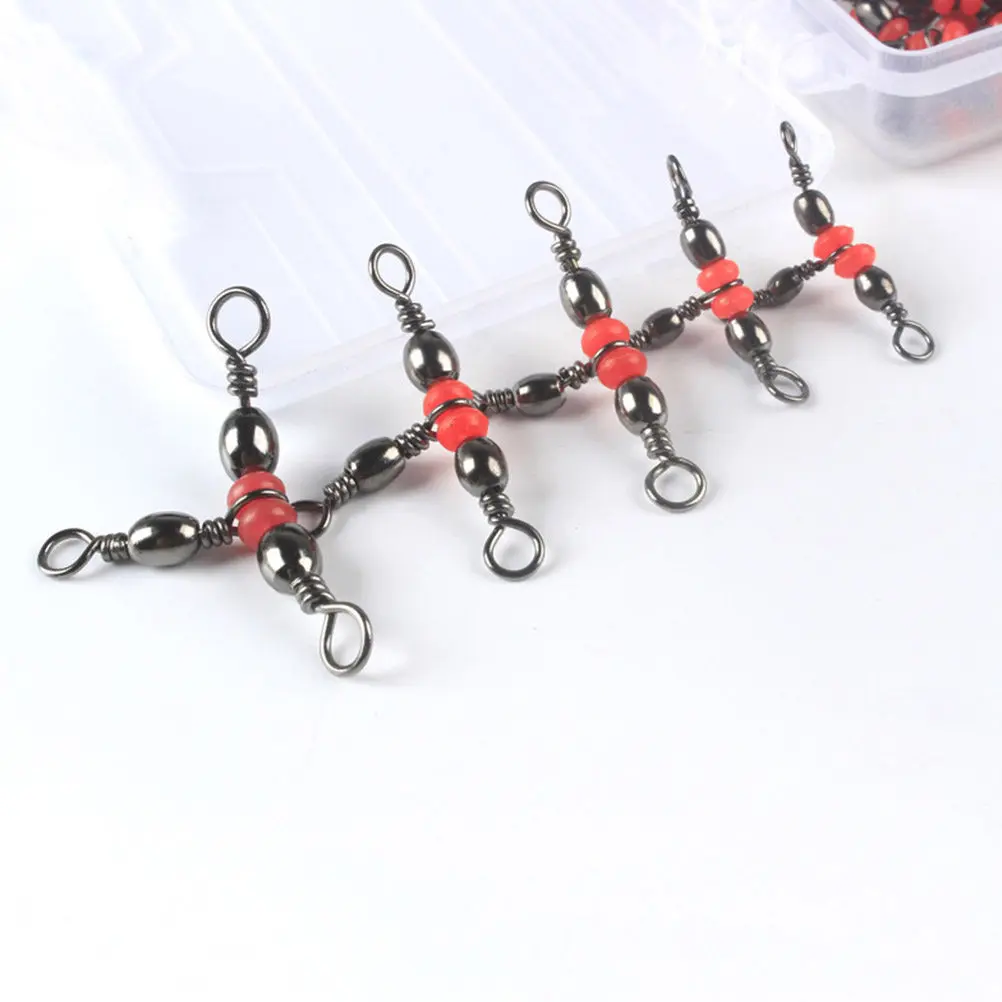 Fishing Swivel Set High Strength Alloy Plastic Rotating Link Rings for Sea Fishing Offshore Angling Tackle 3 Way Barrel
Fishing Swivel Set High Strength Alloy Plastic Rotating Link Rings for Sea Fishing Offshore Angling Tackle 3 Way Barrel