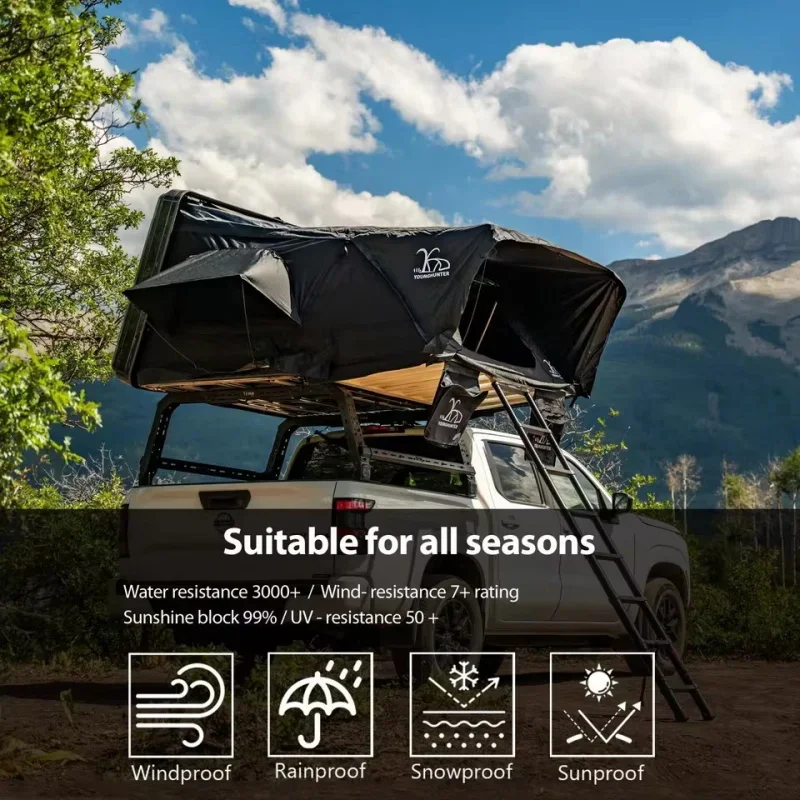 KQX ABS Side Flip Foldable Roof Tent Rainproof Outdoor Self Driving Camping
KQX ABS Side Flip Foldable Roof Tent Rainproof Outdoor Self Driving Camping