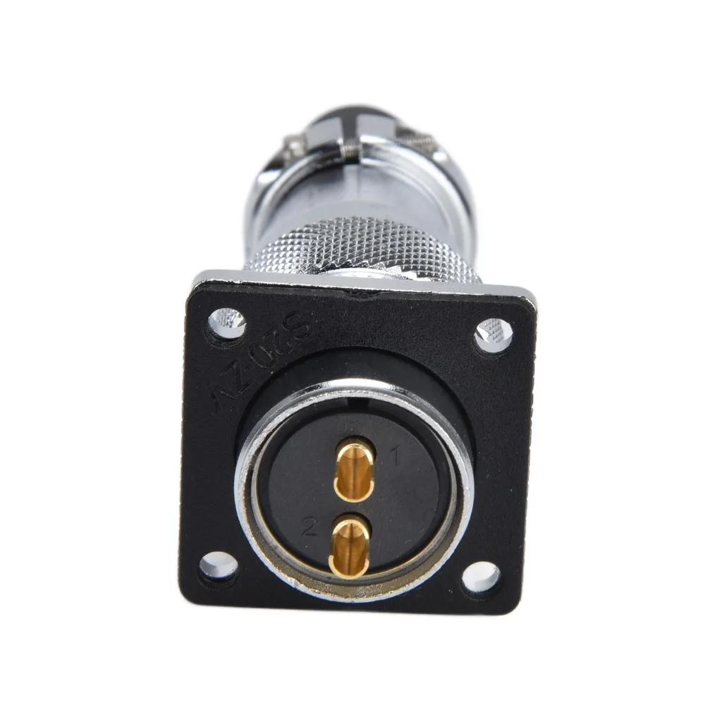 WS20 2 Pins Aviation Connector Male Plug Female Waterproof Plug Long Service Life Metal Thread Panel Mount Connector
WS20 2 Pins Aviation Connector Male Plug Female Waterproof Plug Long Service Life Metal Thread Panel Mount Connector