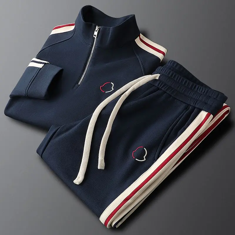 Men's clothing spring and autumn high quality striped leisure sports suit fashion brand handsome sweater pants fashion suits
Men's clothing spring and autumn high quality striped leisure sports suit fashion brand handsome sweater pants fashion suits