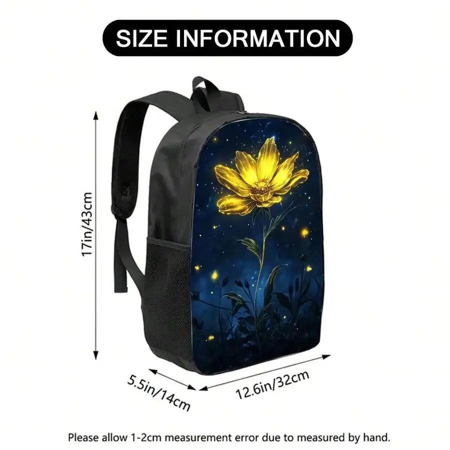 Starry Sky Floral Print Backpack Lightweight Casual Style With Zipper Closure For Work Travel University
Starry Sky Floral Print Backpack Lightweight Casual Style With Zipper Closure For Work Travel University