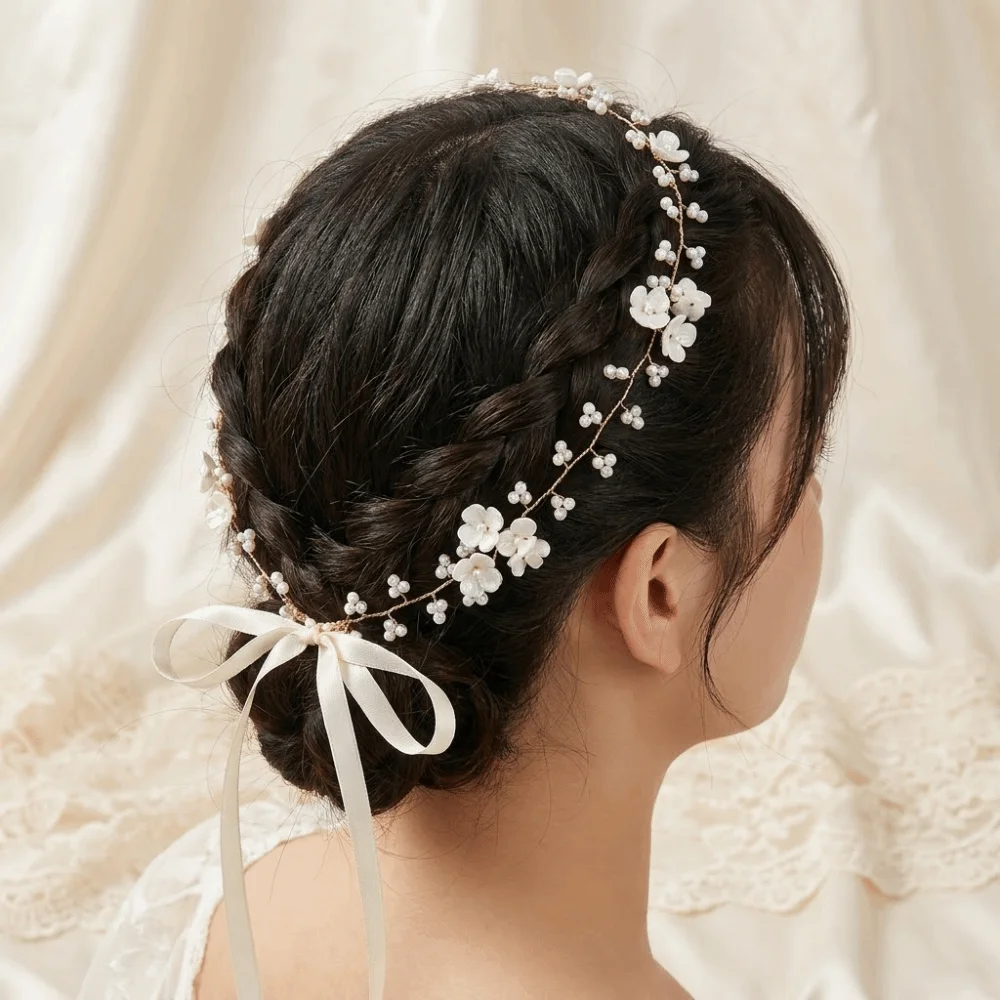 Sparkling Wedding Headband Beaded Pearls Wedding Hair Accessories Handmade Shiny Bride Crown Tiaras Wedding Ceremony
Sparkling Wedding Headband Beaded Pearls Wedding Hair Accessories Handmade Shiny Bride Crown Tiaras Wedding Ceremony