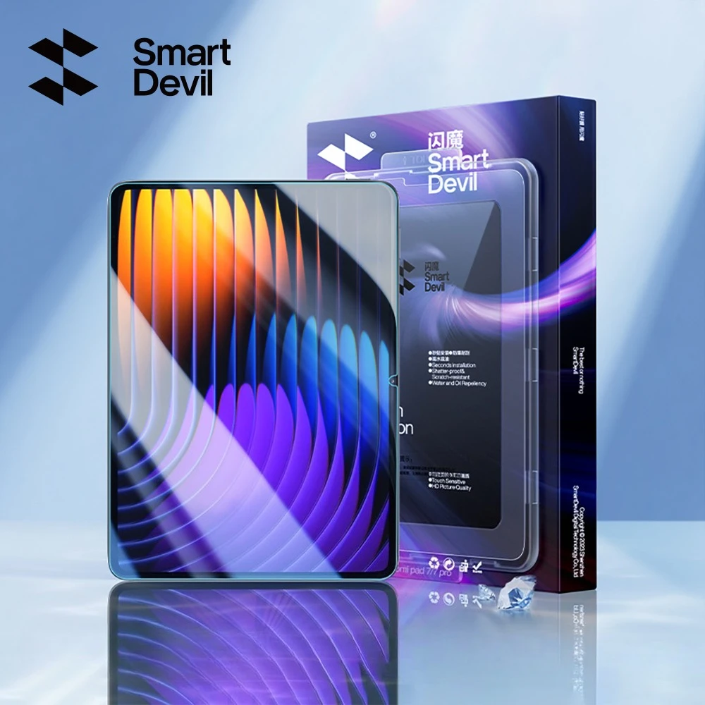 Защитная пленка SmartDevil, 2 шт., для планшета Xiaomi Pad 7 Pro 7 6S Pro HD, пленка из закаленного стекла с простым инструментом для установки
Защитная пленка SmartDevil, 2 шт., для планшета Xiaomi Pad 7 Pro 7 6S Pro HD, пленка из закаленного стекла с простым инструментом для установки