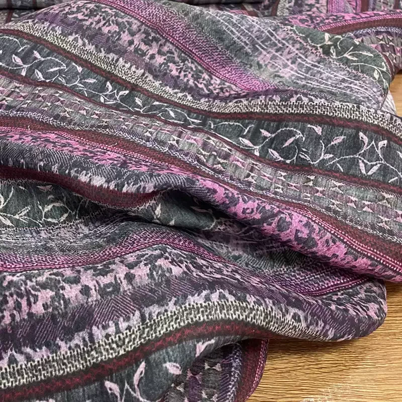 100% Ramie Purple Printed Fabric - The Perfect Choice for Summer Shirts, Skirts, and Cheongsams
100% Ramie Purple Printed Fabric - The Perfect Choice for Summer Shirts, Skirts, and Cheongsams