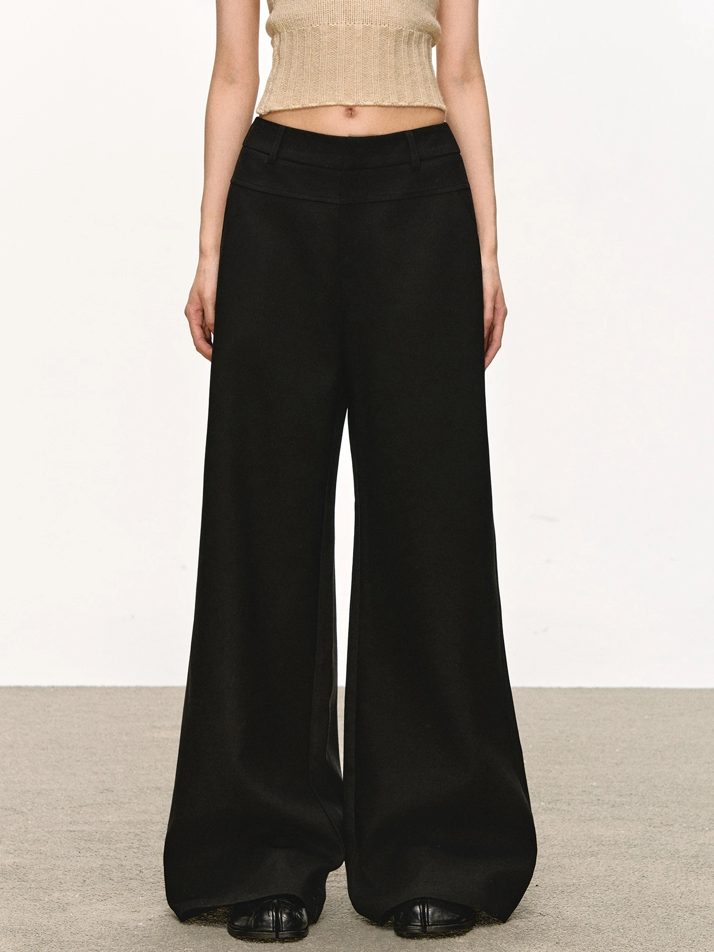 Черные брюки длиной до пола, женские весенние новые широкие брюки с высокой талией, женские брюки Ele Commute Sle
Черные брюки длиной до пола, женские весенние новые широкие брюки с высокой талией, женские брюки Ele Commute Sle