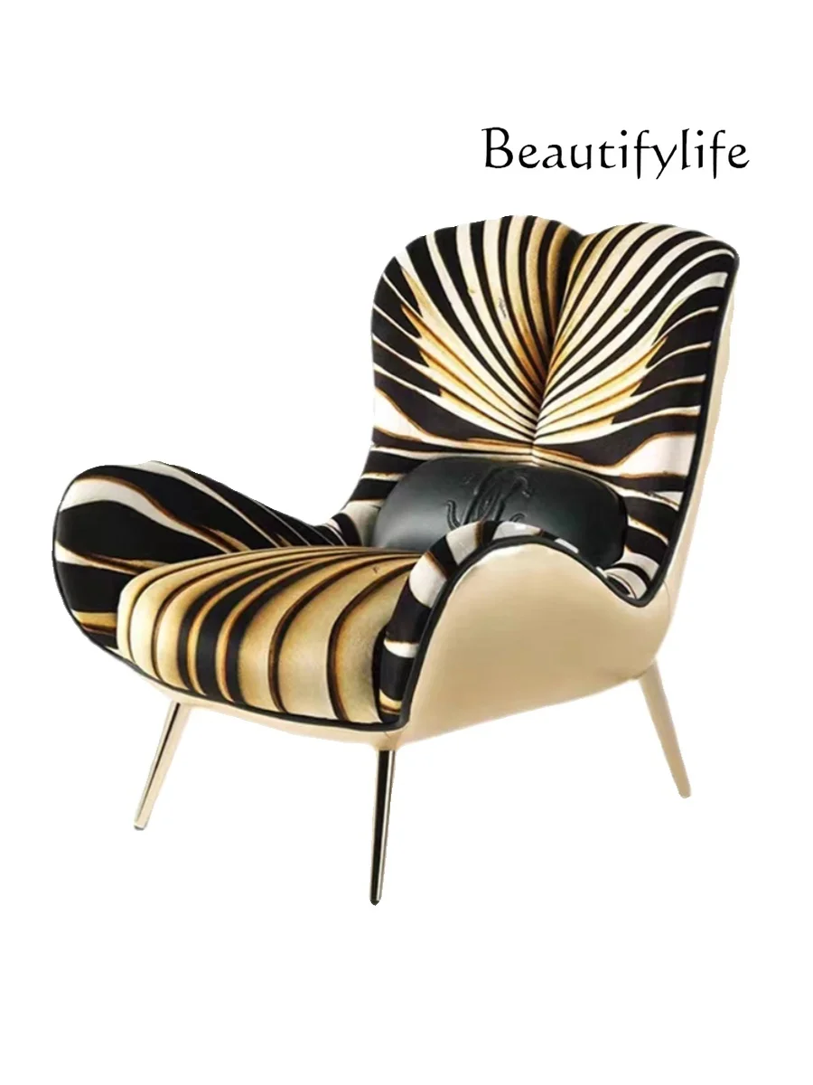 Light Luxury Armchair New Tiger Pattern Leisure Sofa Armchair High-End Home Stainless Steel
Light Luxury Armchair New Tiger Pattern Leisure Sofa Armchair High-End Home Stainless Steel