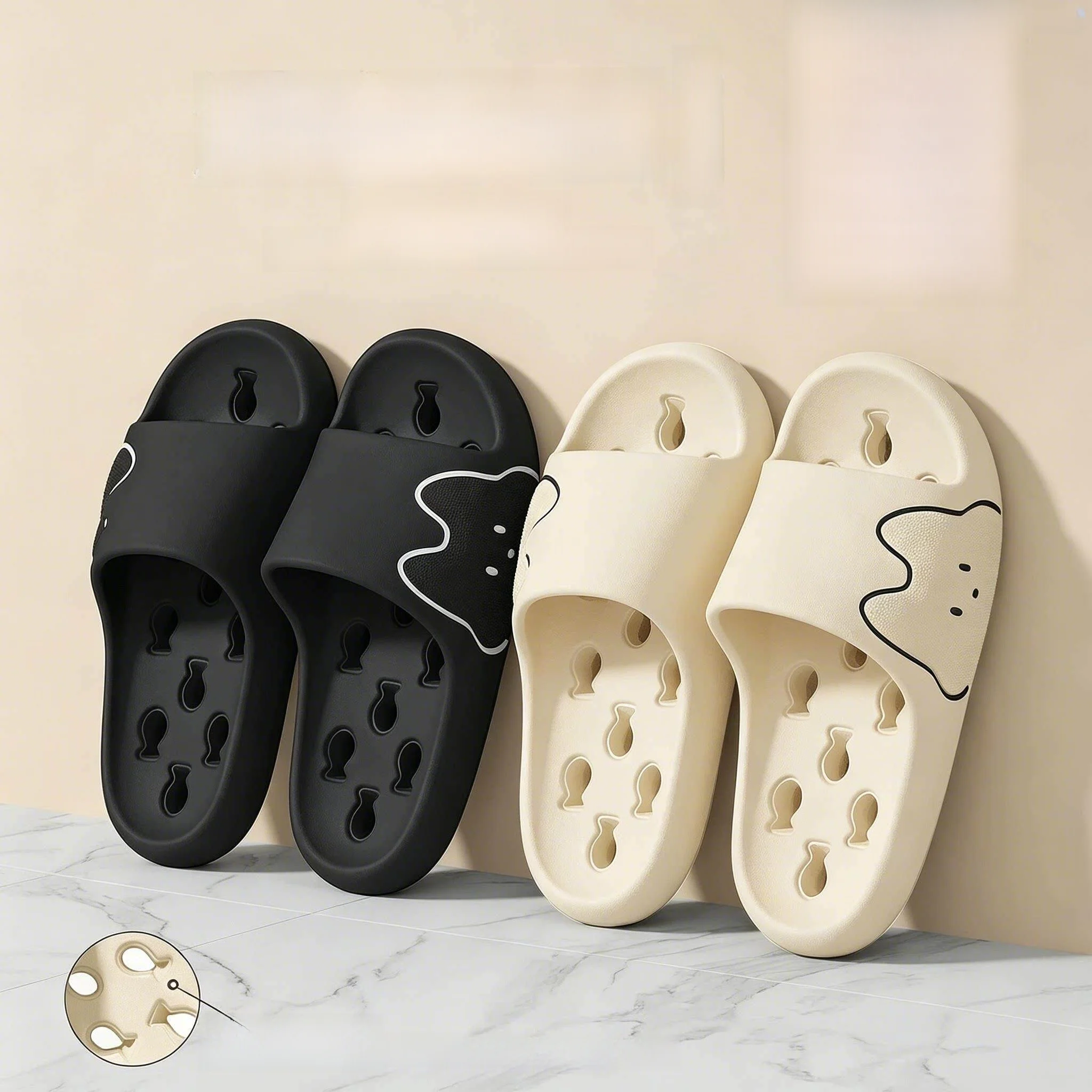 Non-Slip Bathroom Slippers Women's Bathing Special Couples Home Indoor Leaking Cool Slippers Cleanfit EVA Four Seasons
Non-Slip Bathroom Slippers Women's Bathing Special Couples Home Indoor Leaking Cool Slippers Cleanfit EVA Four Seasons