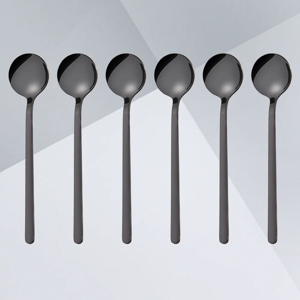 6 pcs 13Cm Stainless Steel Coffee Spoon Round Mirror Polish Mini Teaspoon For Stirring Sugar Milk Dessert Tea Bistro Bar Hotel
6 pcs 13Cm Stainless Steel Coffee Spoon Round Mirror Polish Mini Teaspoon For Stirring Sugar Milk Dessert Tea Bistro Bar Hotel