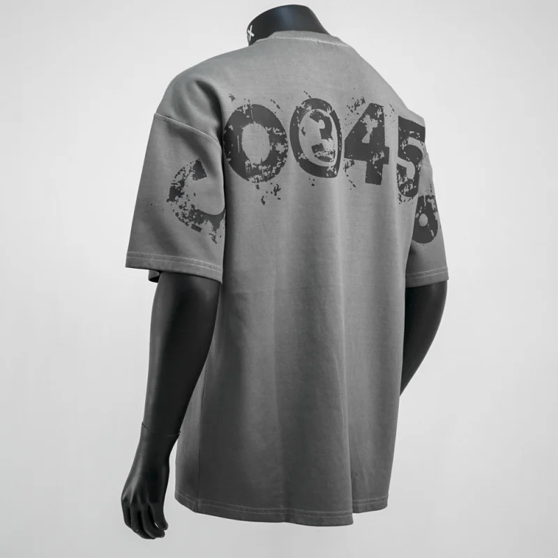 Back printed short sleeved T-shirt men's 2025 summer new fashion trend loose casual handsome men's top
Back printed short sleeved T-shirt men's 2025 summer new fashion trend loose casual handsome men's top