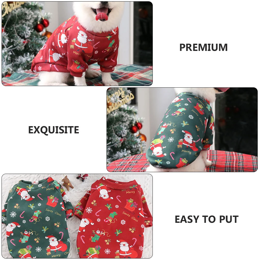 2 Pcs Pet Clothes Premium Quality Dog Apparel Warm Christmas Costume Small Pets Vacation Fashion Cozy Winter Jackets
2 Pcs Pet Clothes Premium Quality Dog Apparel Warm Christmas Costume Small Pets Vacation Fashion Cozy Winter Jackets