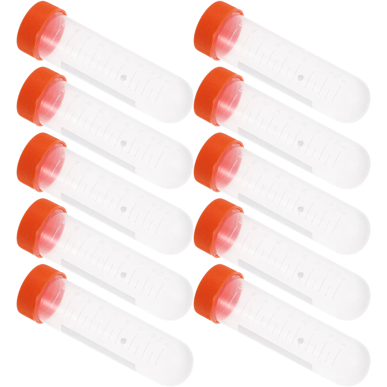 100Pcs Screw Cap Plastic Centrifuge Tubes 50Ml Scientific Lab Test Tubes Clear Scale Measurement Vented Closed
100Pcs Screw Cap Plastic Centrifuge Tubes 50Ml Scientific Lab Test Tubes Clear Scale Measurement Vented Closed