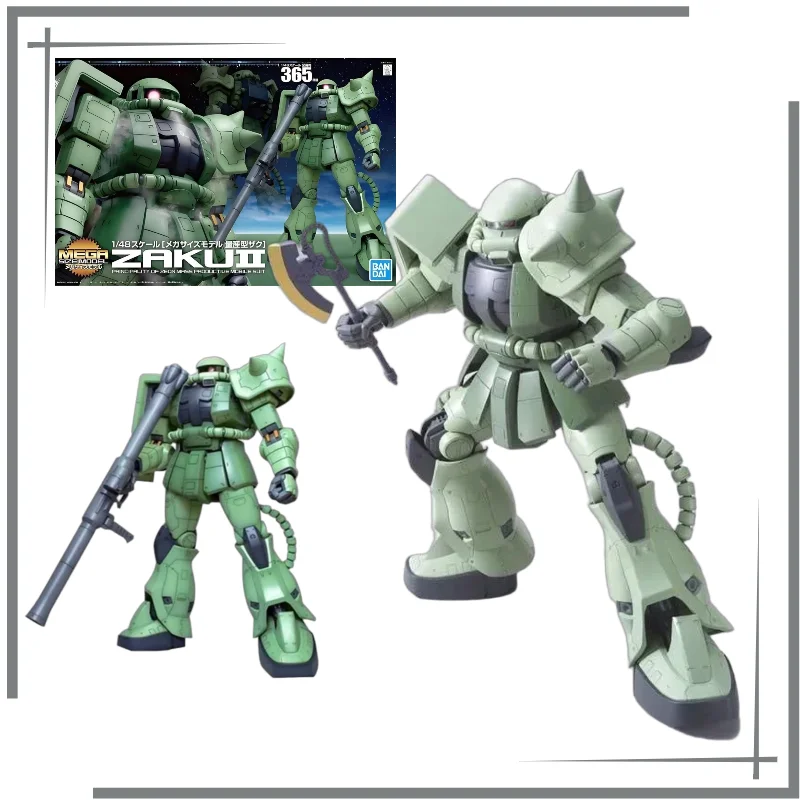 Bandai MEGA SIZE 1/48 Scale MS-06F Zaku II Gundam Model Kit, Large Size Assembly Plastic Figure, Perfect Gift for Gundam Fans
Bandai MEGA SIZE 1/48 Scale MS-06F Zaku II Gundam Model Kit, Large Size Assembly Plastic Figure, Perfect Gift for Gundam Fans