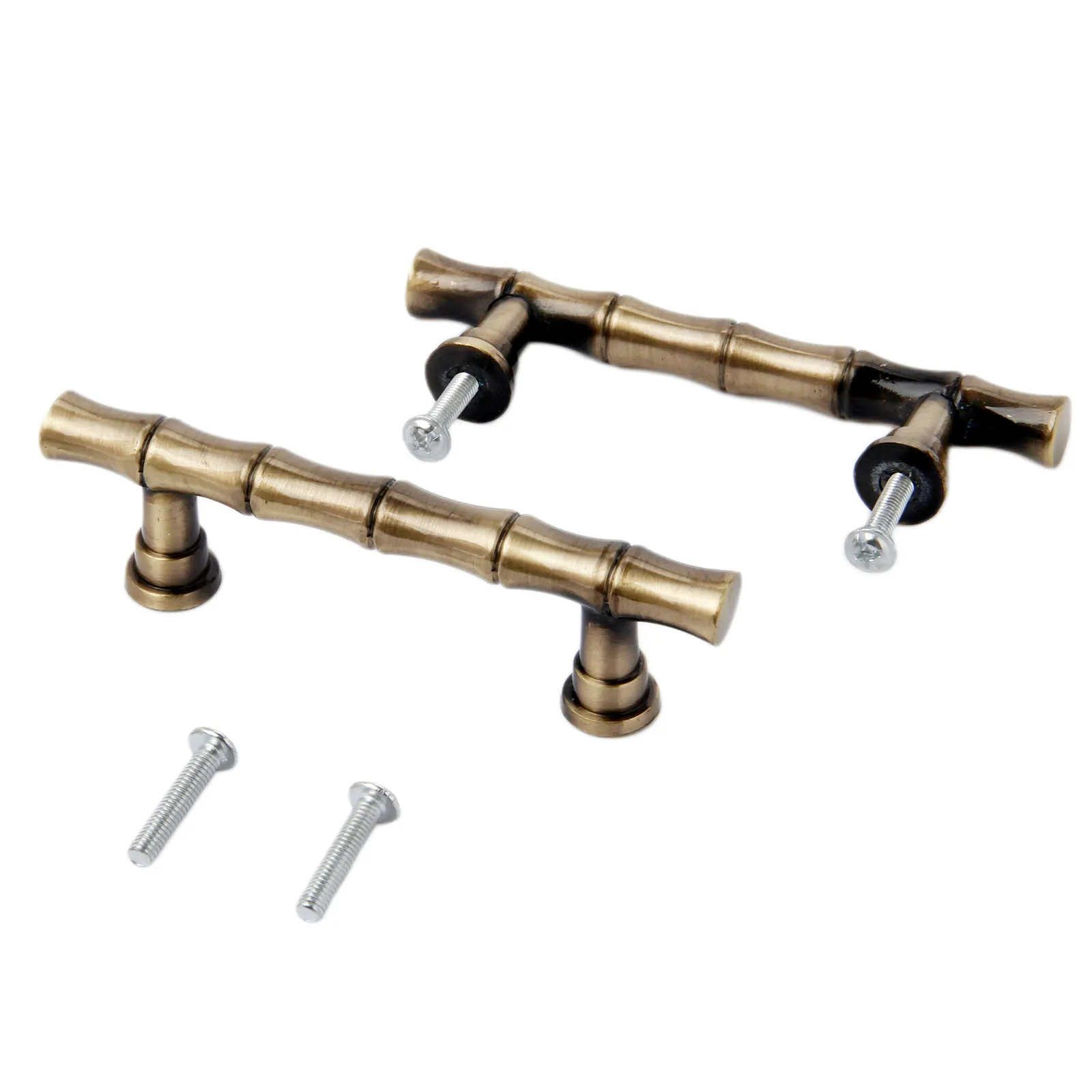 1PC Vintage Zinc Alloy Cabinet Handles Pulls Bamboo Shape For Wardrobe Door Cupboard Drawer Closet Cabinet 64mm 96mm
1PC Vintage Zinc Alloy Cabinet Handles Pulls Bamboo Shape For Wardrobe Door Cupboard Drawer Closet Cabinet 64mm 96mm