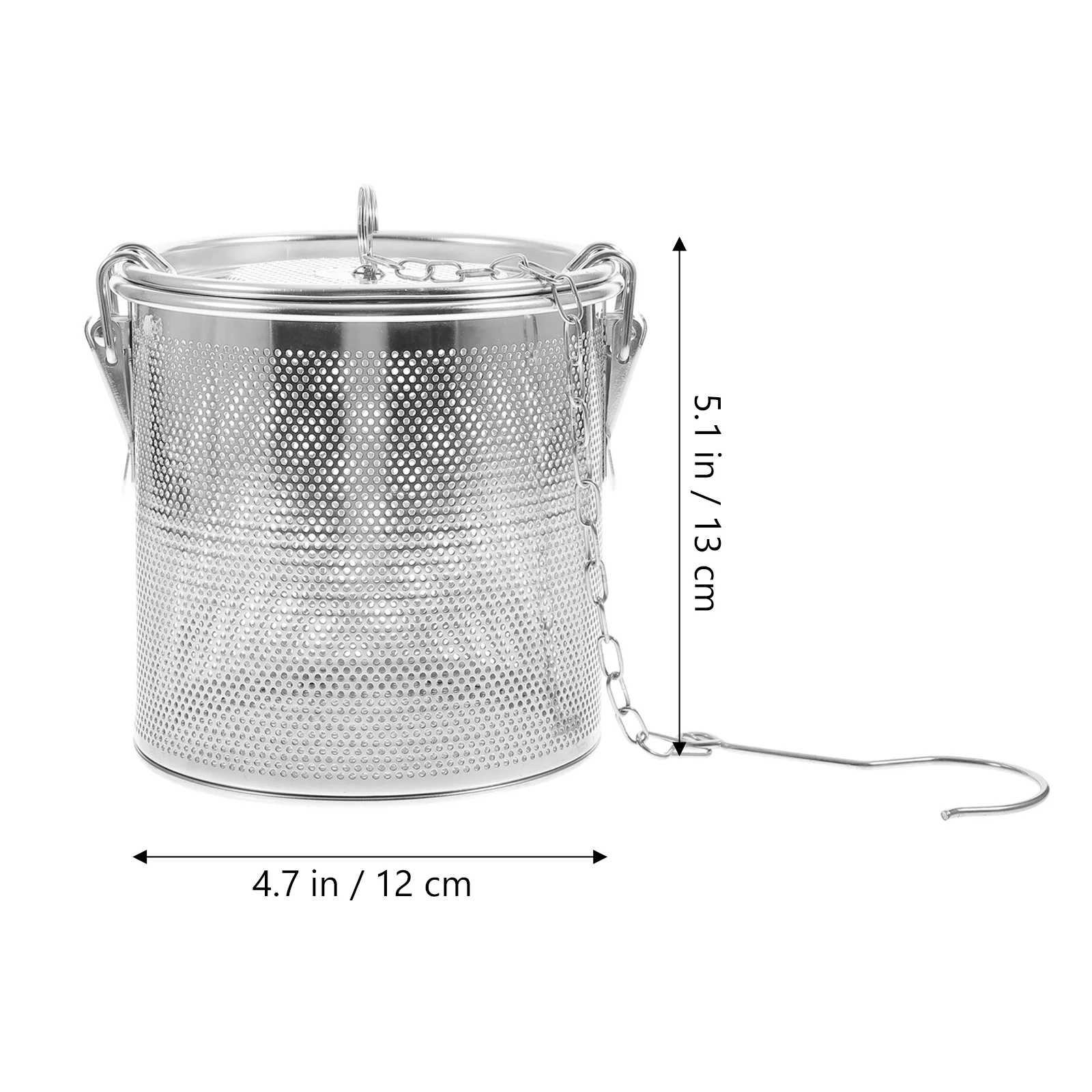Seasoning Balls and Slag Basket Spice Filter Stainless Steel for Cooking Strainer Food Grade Hampers
Seasoning Balls and Slag Basket Spice Filter Stainless Steel for Cooking Strainer Food Grade Hampers