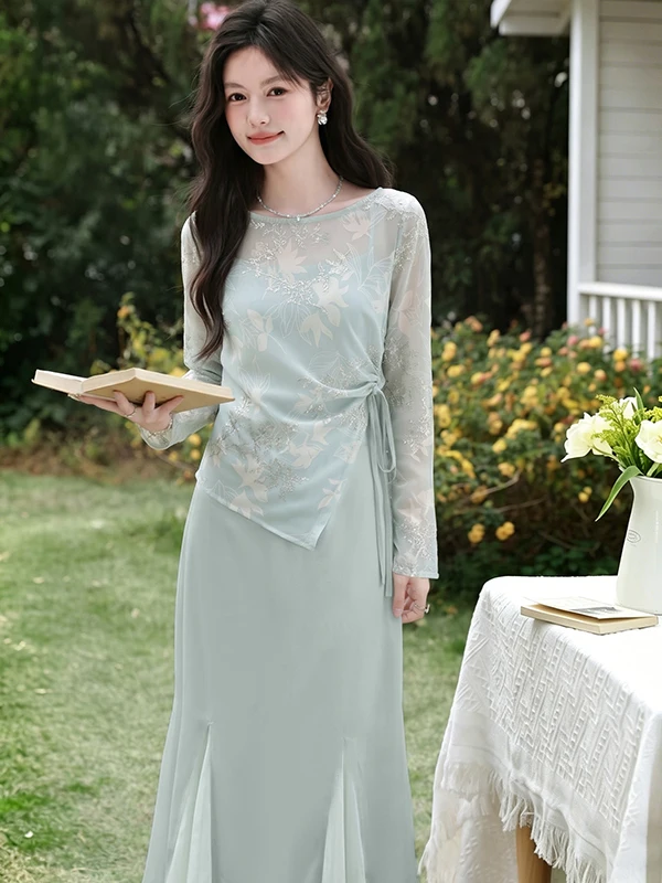 Fashionable Summer 2026 Women's Commuter Style Set with Uneven Covering Shirt Strap Dress High Waist Floral Print
Fashionable Summer 2026 Women's Commuter Style Set with Uneven Covering Shirt Strap Dress High Waist Floral Print
