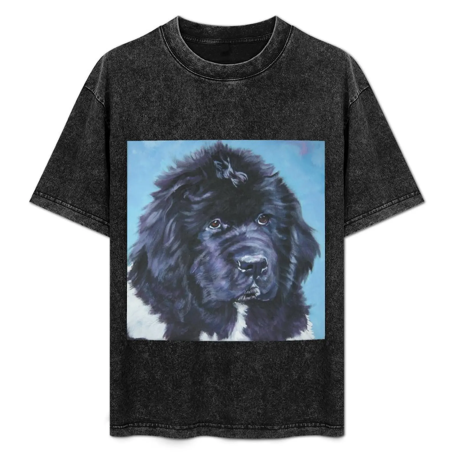 Newfoundland Dog Fine Art Painting T-Shirt Worker Basic Short Sleeve Tee
Newfoundland Dog Fine Art Painting T-Shirt Worker Basic Short Sleeve Tee