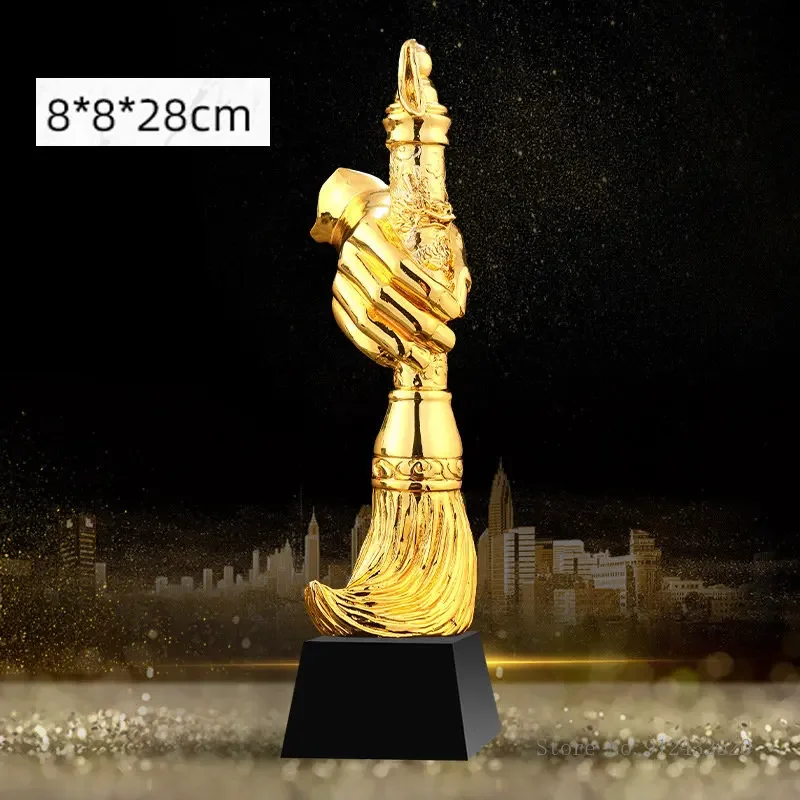 Customized Resin Styling of Brush Award School Calligraphy Painting Awards, Home Decoration Bottom Sculpture Crystal Trophy, 1Pc
Customized Resin Styling of Brush Award School Calligraphy Painting Awards, Home Decoration Bottom Sculpture Crystal Trophy, 1Pc