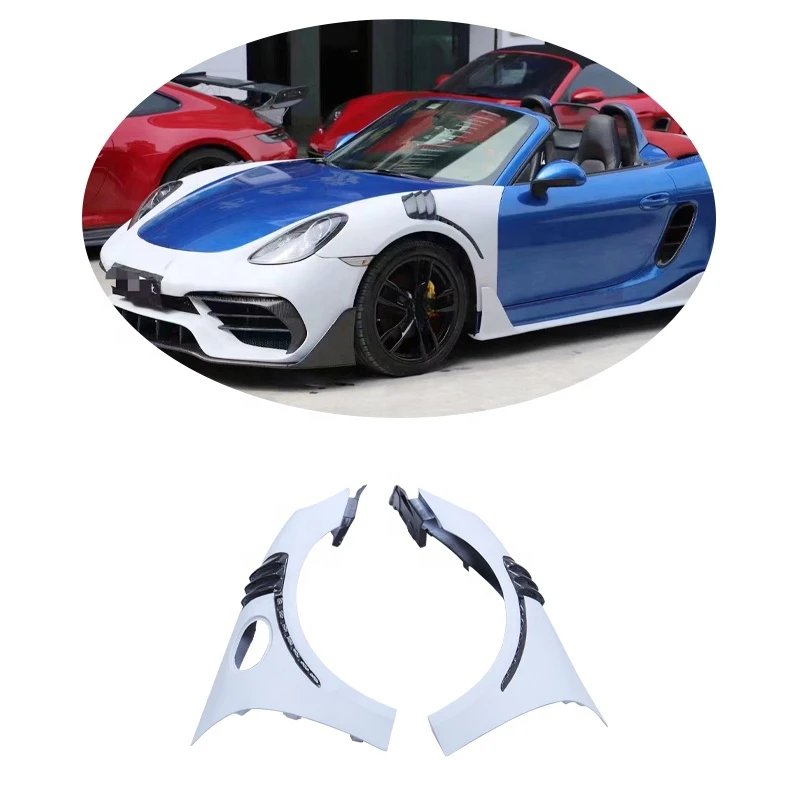 Part of the Carbon Fiber RS Style Fender for 718 981 Boxster Cayman Upgrade Air Intake Grille Side Fender
Part of the Carbon Fiber RS Style Fender for 718 981 Boxster Cayman Upgrade Air Intake Grille Side Fender
