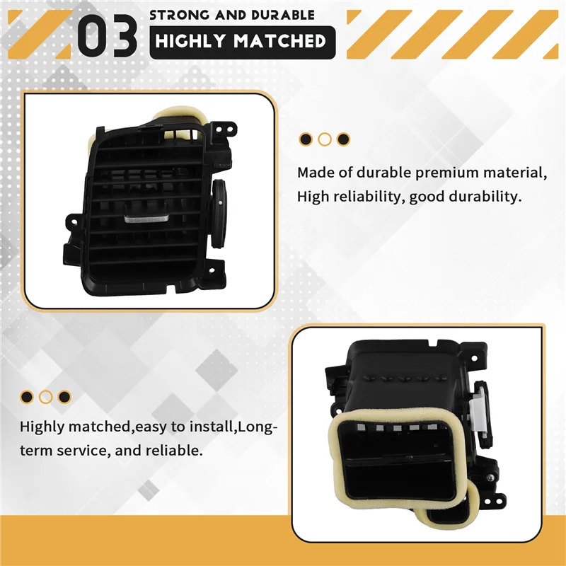A20K-AC Vent Outlet Driver Side 77620-SNB-G11 For HONDA CIVIC FA1 FD1 FD2 2006-2011 Air Conditioner Left LHD
A20K-AC Vent Outlet Driver Side 77620-SNB-G11 For HONDA CIVIC FA1 FD1 FD2 2006-2011 Air Conditioner Left LHD
