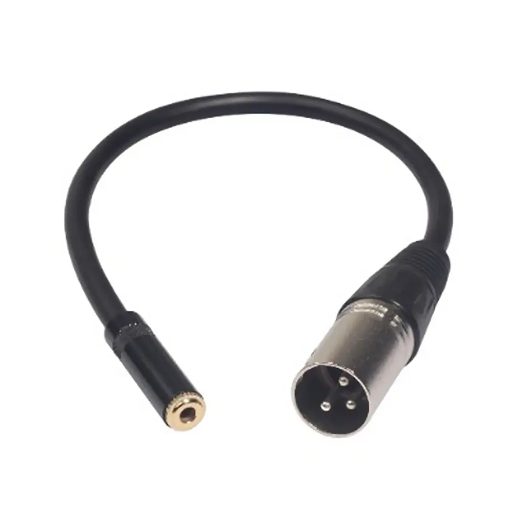 30CM XLR 3 Pin Male Plug to 3.5mm TRS Female Stereo Audio Adapter Microphone Extension Cable Wire Wholesale Dropshipping
30CM XLR 3 Pin Male Plug to 3.5mm TRS Female Stereo Audio Adapter Microphone Extension Cable Wire Wholesale Dropshipping