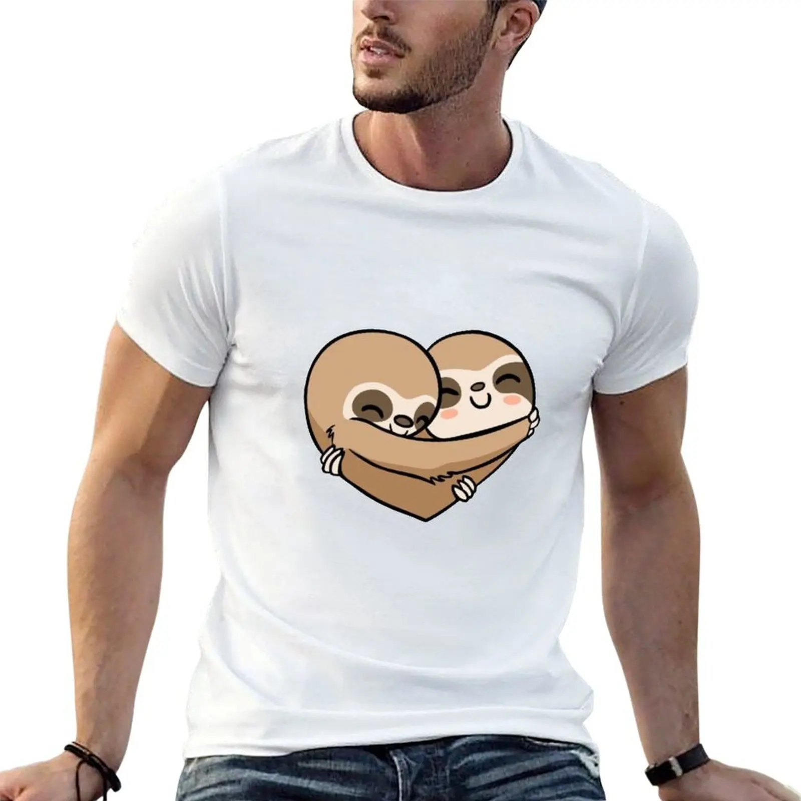 Sloth Heart T-Shirt anime tshirt anime t shirts oversize mens graphic t shirts T-shirt
Sloth Heart T-Shirt anime tshirt anime t shirts oversize mens graphic t shirts T-shirt