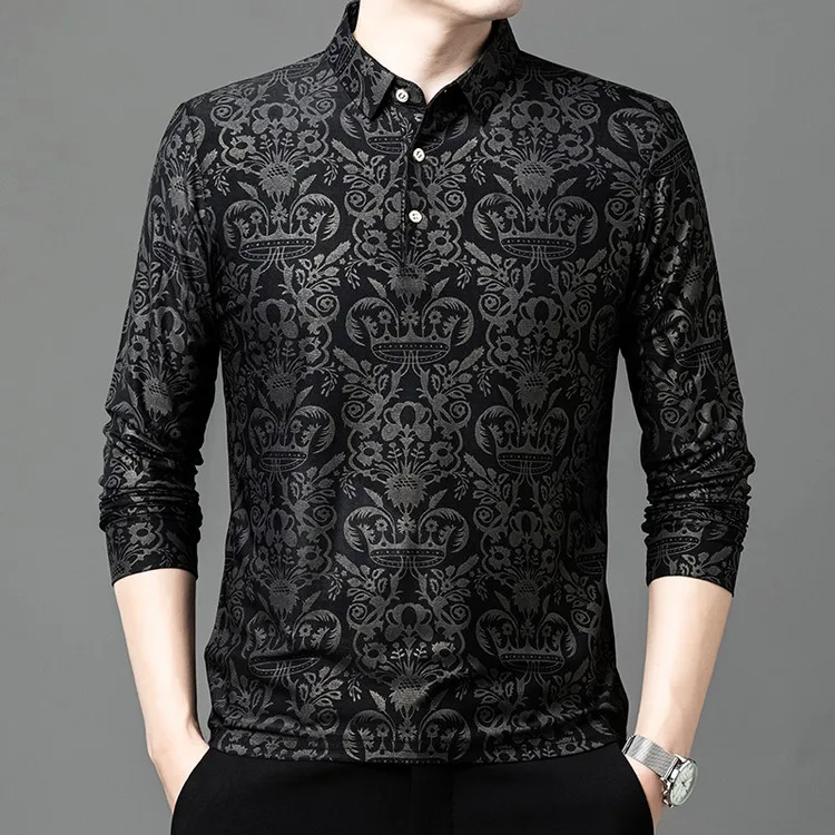2025 Quality Men's Casual Long Sleeved Shirt Daily Floral Shirt Party Tops Men Clothing
2025 Quality Men's Casual Long Sleeved Shirt Daily Floral Shirt Party Tops Men Clothing