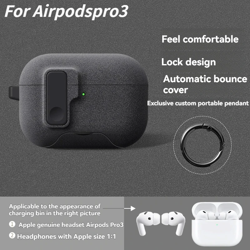 2025 New For AirPods Pro 3 Phone Stand Case Cover Magnetic Auto Lock TPU Shockproof Protective Sleeve With Hook for AirPods Pro3
2025 New For AirPods Pro 3 Phone Stand Case Cover Magnetic Auto Lock TPU Shockproof Protective Sleeve With Hook for AirPods Pro3